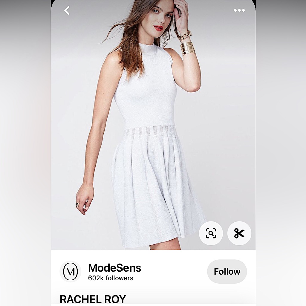 Rachel Roy Knot Ribbed Sweater Dress